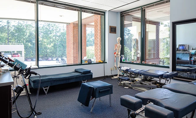Chiropractic Durham NC Adjustment Room