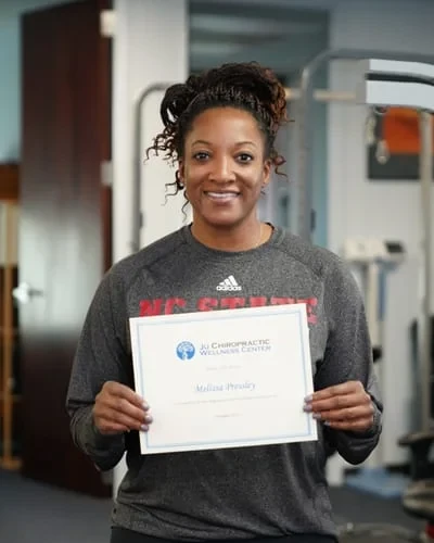 Chiropractic Durham NC Patient of the Month Melissa P.