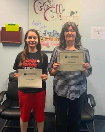 Chiropractic Durham NC Patients of the Month Gina and Rebecca B.