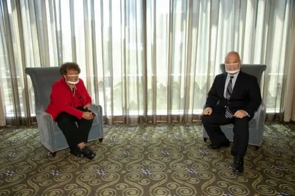 Chiropractor Durham NC Sanghyun Ju with Dr. Joycelyn Elders Surgeon General